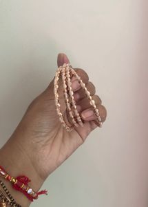 Elegant New Beaded Bangles Set