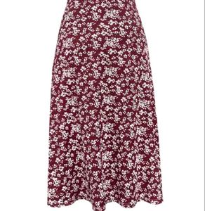 Floral Midi Skirt