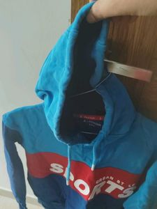 kids boys Blue Sports Hoodie