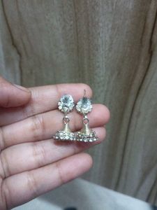 Stunning Jhumka Earrings with Stones