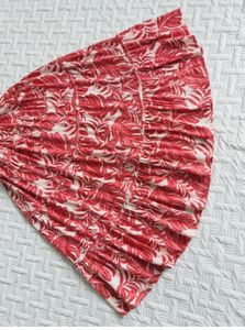 Boho Red Tropical Print Tiered Maxi Dress