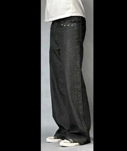 RAW Black Wide Leg Jeans