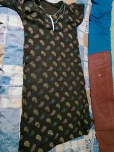 Elegant Paisley Print Kurta