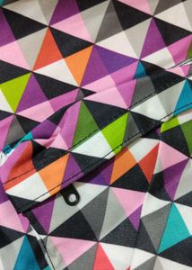 Colorful Geometric Backpack