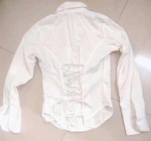 Women's White Shirt Size -XS
