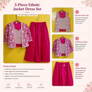 Plazo with jacket dress