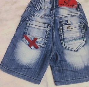 Blue Short's Or Nikkar For Baby Girl