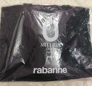 Paco Rabbane Stylish Black Tote Bag