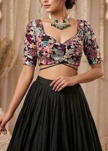 Bollywood Designer Partywear Sequin Lehenga Choli