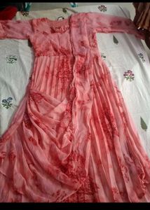 Beautiful Pink Floral Gown