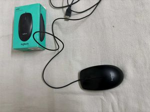 Logitech Wired Mouse -Black