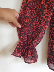 Crimson Poetry Blouse