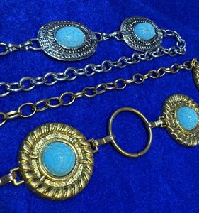 ‼️Combo Offer‼️Boho Turquoise Stone Chain Belts‼️