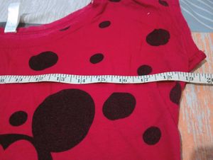 Red "I Love Paris" Graphic Tee