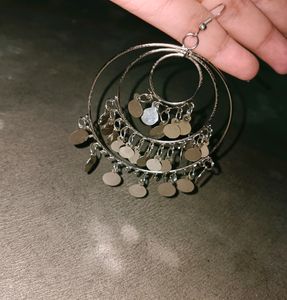 Set Of 3 Beautiful Silver Earings🤍🤍🤍