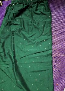 westside Embellished Green  palazzo pant