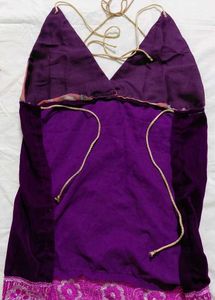 velvet chapati tie up top .