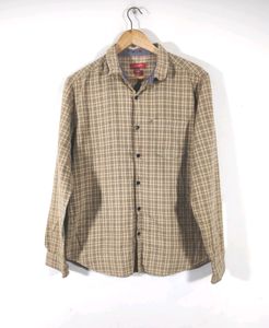 Black Coffee Brown Checks Casual Shirt (Men)