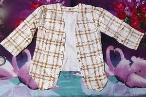 Classic Plaid Button-Up Blouse