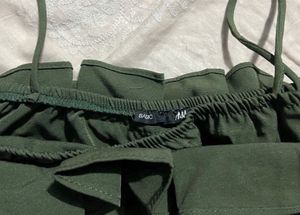 Green Ruffle Cami Top