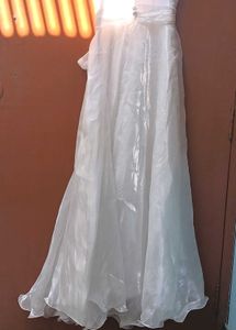 Elegant White party Dress🤍