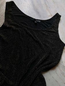 Sparkly Black Mini Dress