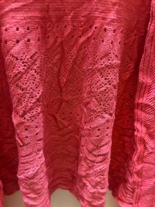 Coral Knit Shrug