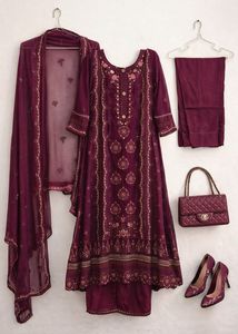 Original Pakistani Aghanoor Floor Length Dress
