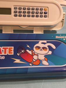 Skate Rabbit Pencil Box Case