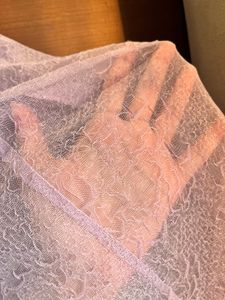 Sheer Lavender Button-Up Shirt