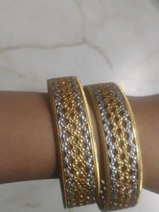 Elegant Gold &amp; Silver Bangles