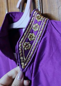 Ethnic Gown With Split+🎁