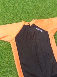 Orange &amp; Black Swimsuit