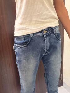Men's Blue Wash Denim Jeans