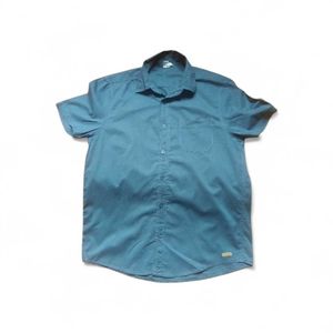 Decathalon Forclaz Men's Short Sleeve Button-Up Sh