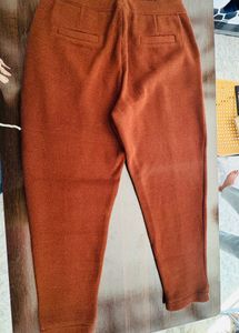 Terra-Cotta Casual Trousers