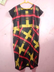 Stylish Plaid Kurta