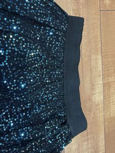 Sparkly Black Mini Skirt