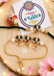 Beautiful Rakhi Jewellery Set