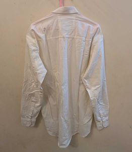 Calvin Klein White Oxford Button-Down Shirt