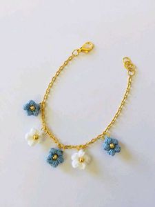 Crochet Floral Bracelet