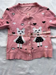Bundle of 5 Cute Baby Girl Cardigans
