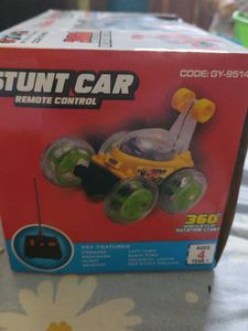 RC Stunt Car with Lights &amp; Remote
