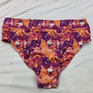Abstract Print⭐ High-Waisted Bikini Bottom