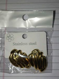 Golden Flower Earrings