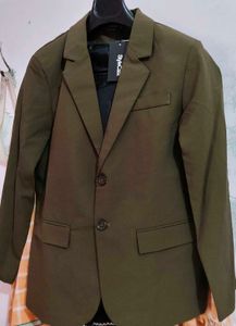 Men's Brown single Blazer