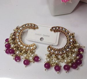 Pandamawat Pearl Stone Earrings