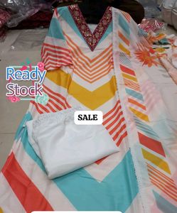 Muslin Silk Suit