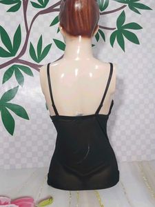 (1412)Vintage Black Lace Bodysuit