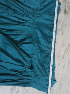 Teal Soft Crepe Silk Patiala Salwar Pants only
